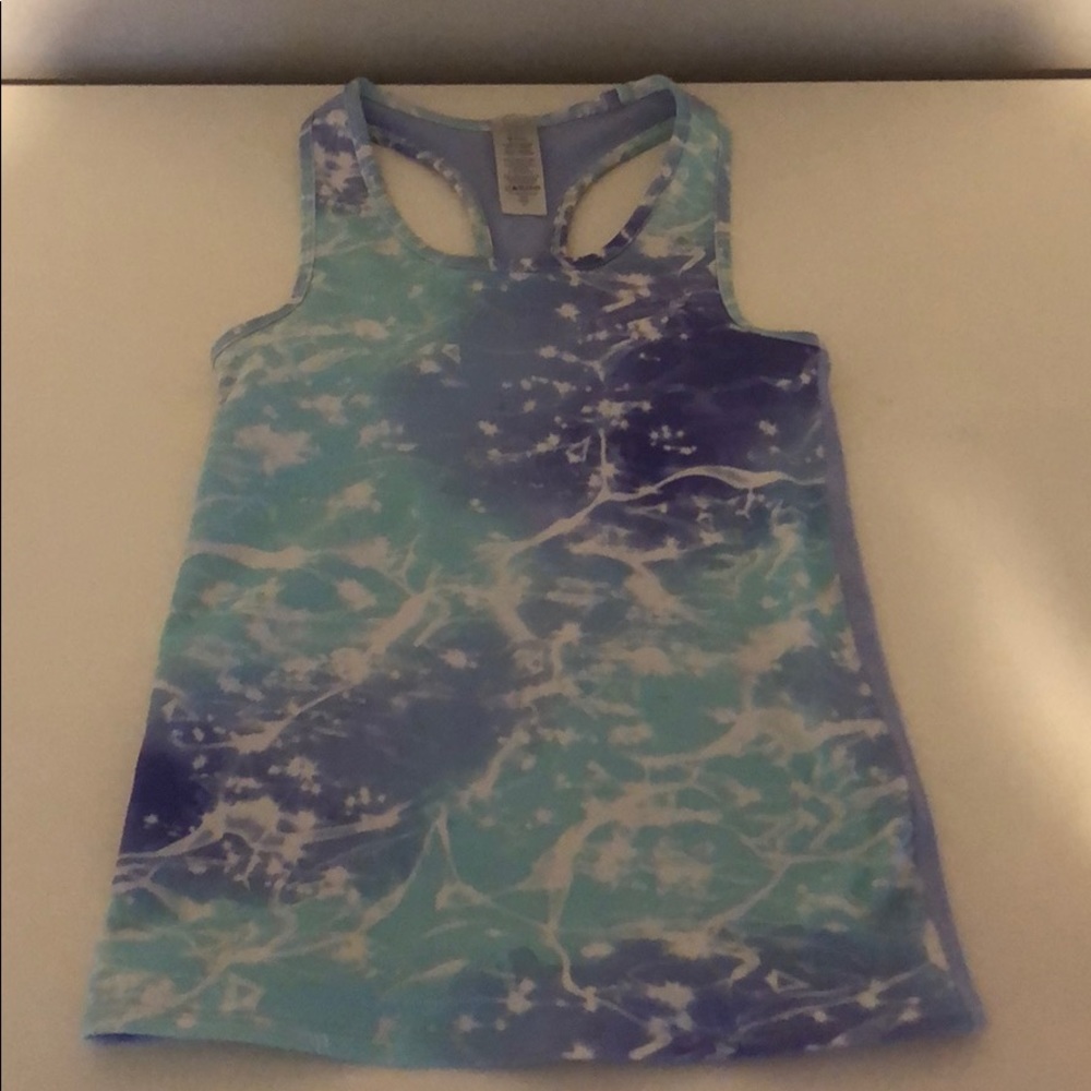 girls blue and purple ivivva tank top